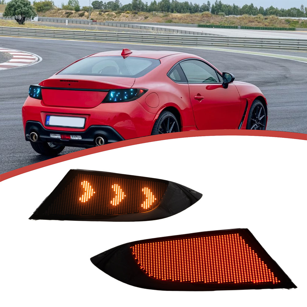 Full LED Digital RGB Tail Lights Assembly for 2022-26 Toyota GR86 & Subaru BRZ