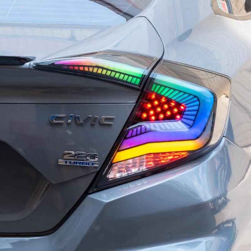 Honda 10th civic 16-18 tail lights (Starry sky)