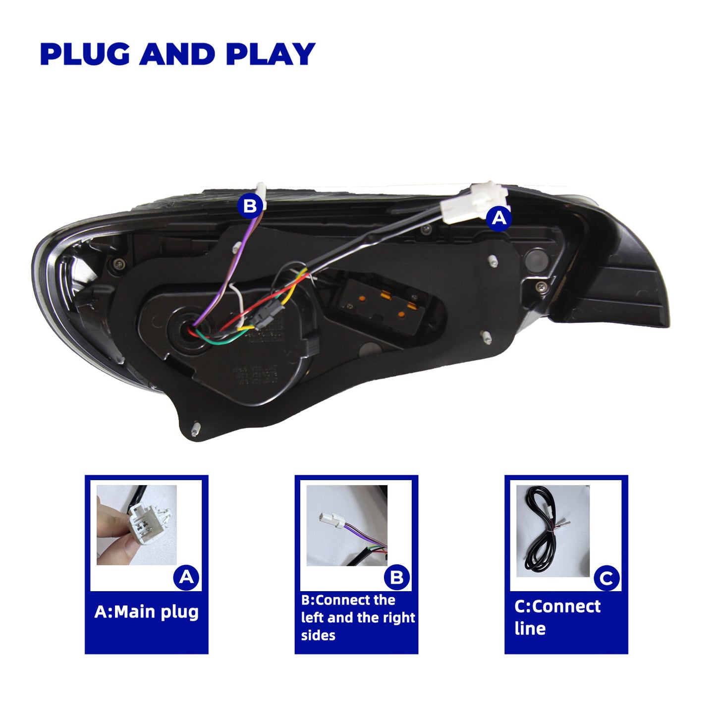 Full LED Digital RGB Tail Lights Assembly for 2012-20 Toyota GT86 / BRZ / FRS