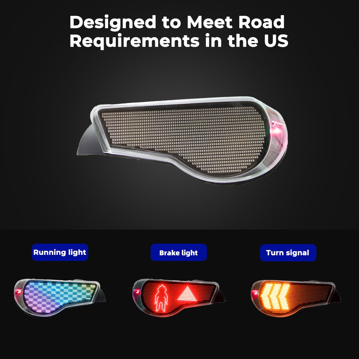 Full LED Digital RGB Tail Lights Assembly for 2012-20 Toyota GT86 / BRZ / FRS