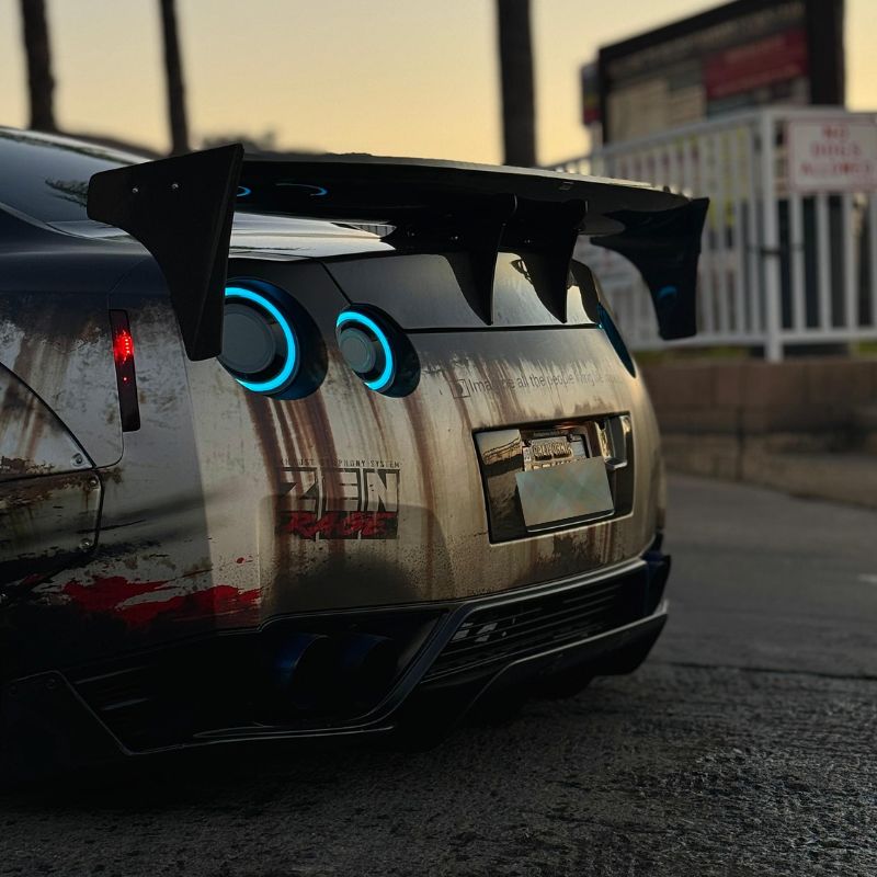 nissan gtr rgb tail lights for modi fans