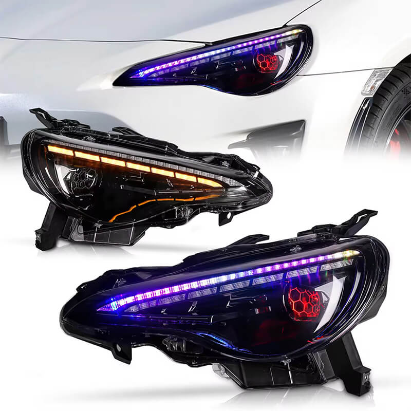 Full LED RGB Headlights for 2012-21 Toyota GT86/Subaru BRZ/Scion FRS