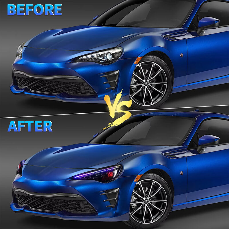 Full LED RGB Headlights for 2012-21 Toyota GT86/Subaru BRZ/Scion FRS
