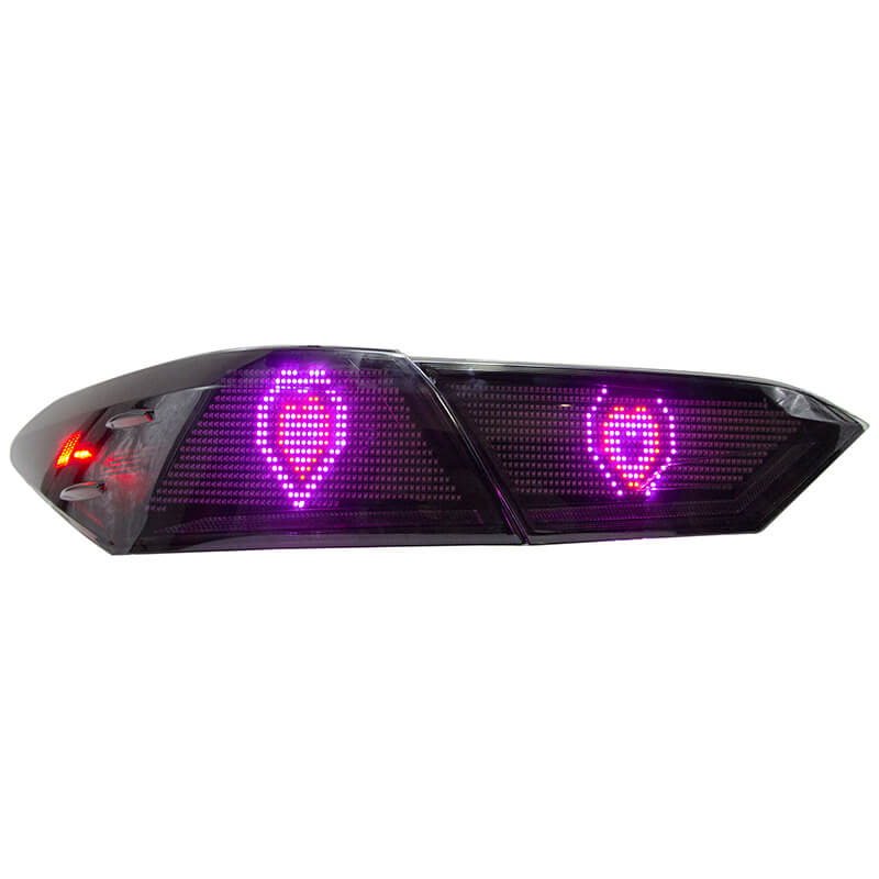 Full LED Digital RGB Tail Lights Assembly for Toyota Camry 2018-24