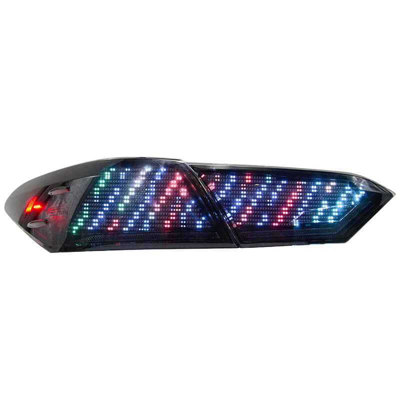 Full LED Digital RGB Tail Lights Assembly for Toyota Camry 2018-24