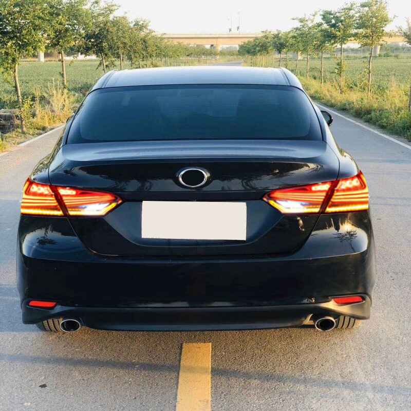 Full LED RGB Taillights Assembly for 2018-24 Toyota Camry(Lexus Style)