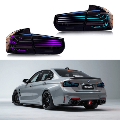 Full LED RGB Taillights Assembly for 2013-19 BMW F30/F80/F35 CLS