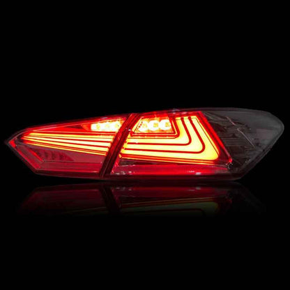 Full LED RGB Taillights Assembly for 2018-24 Toyota Camry(Lexus Style)