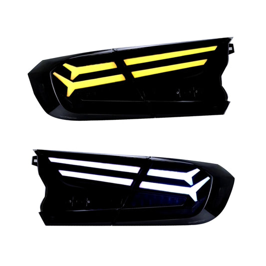 Full LED RGB Tail Lights for 2018-22 Honda Accord (Fishbone Style)