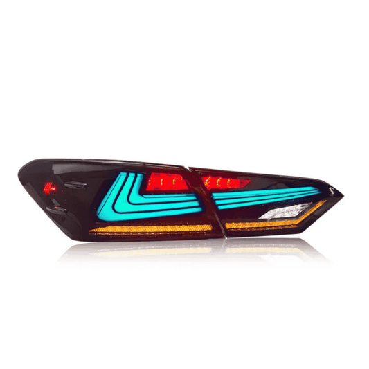 Full LED RGB Taillights Assembly for 2018-24 Toyota Camry(Lexus Style)