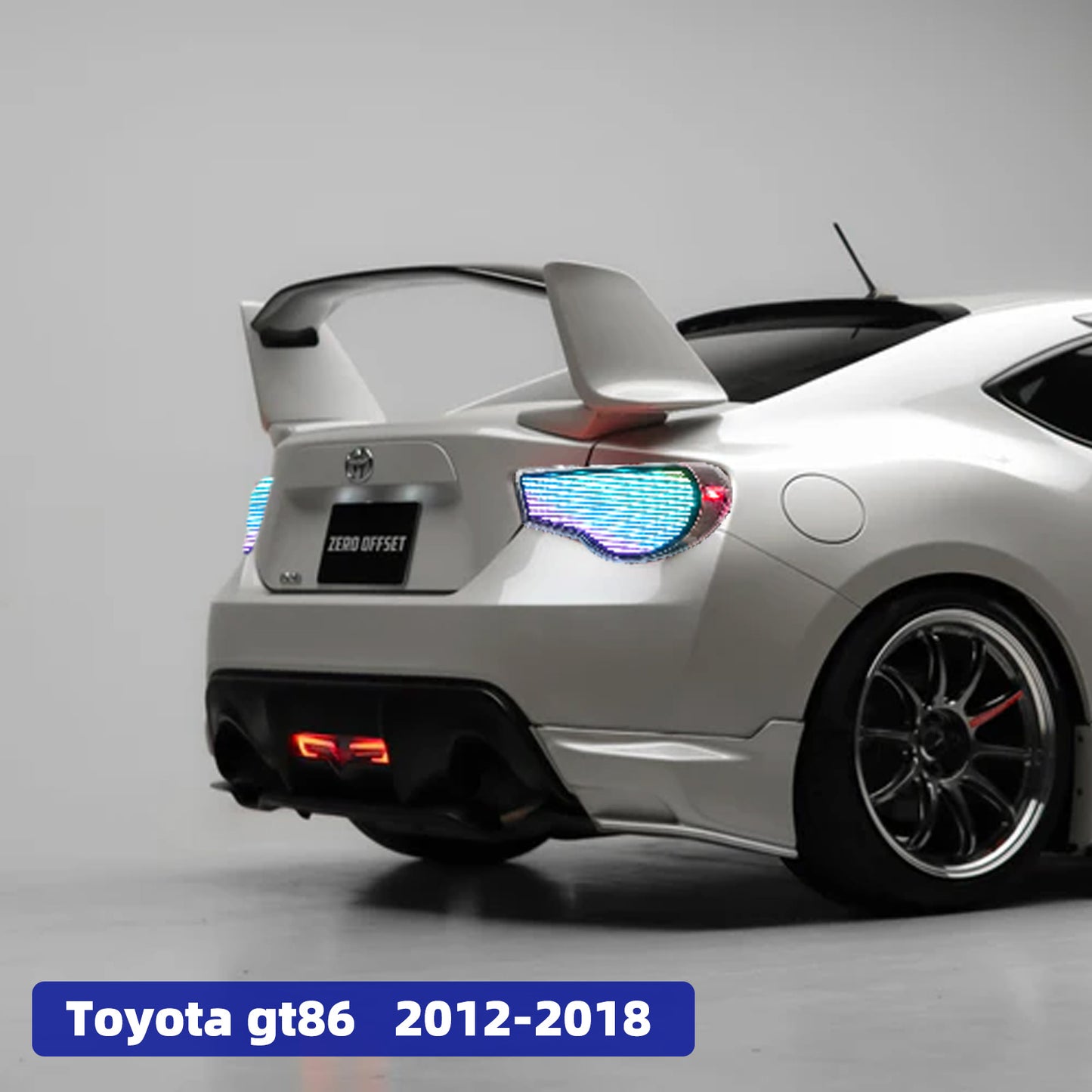Full LED Digital RGB Tail Lights Assembly for 2012-20 Toyota GT86 / BRZ / FRS