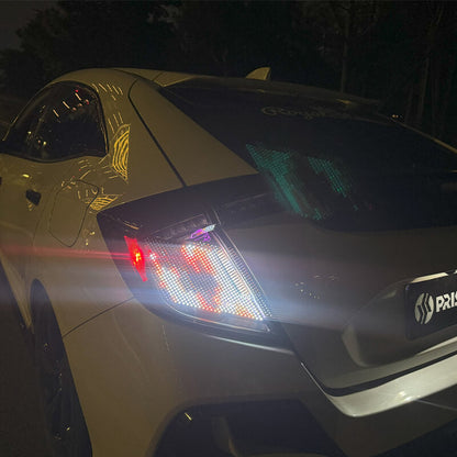 Full LED Digital RGB Tail Lights Assembly for 2016–21 Honda Civic Hatchback and Type R