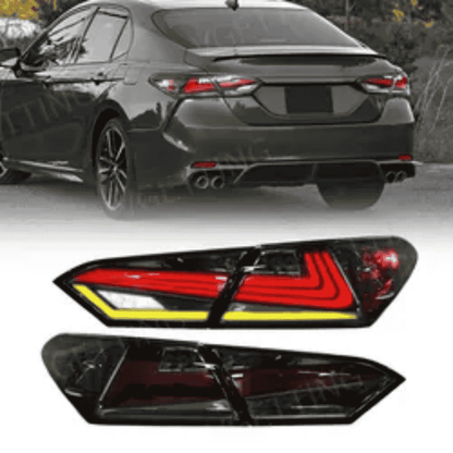 Full LED RGB Taillights Assembly for 2018-24 Toyota Camry(Lexus Style)