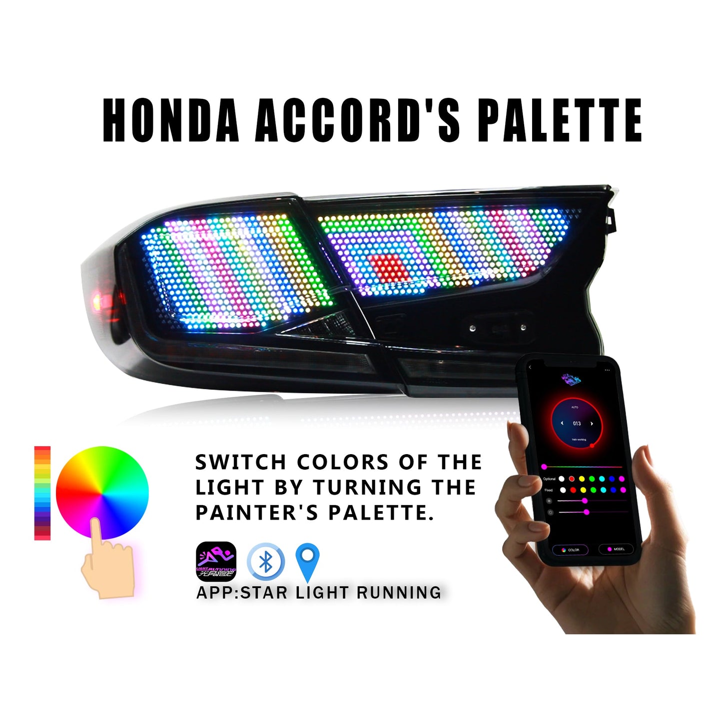 Honda Accord Gen 10th 18-22 RGB Digital Tail Lights