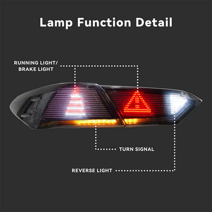 Full LED Digital RGB Tail Lights Assembly for Toyota Camry 2018-24
