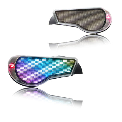 Full LED Digital RGB Tail Lights Assembly for 2012-20 Toyota GT86 / BRZ / FRS