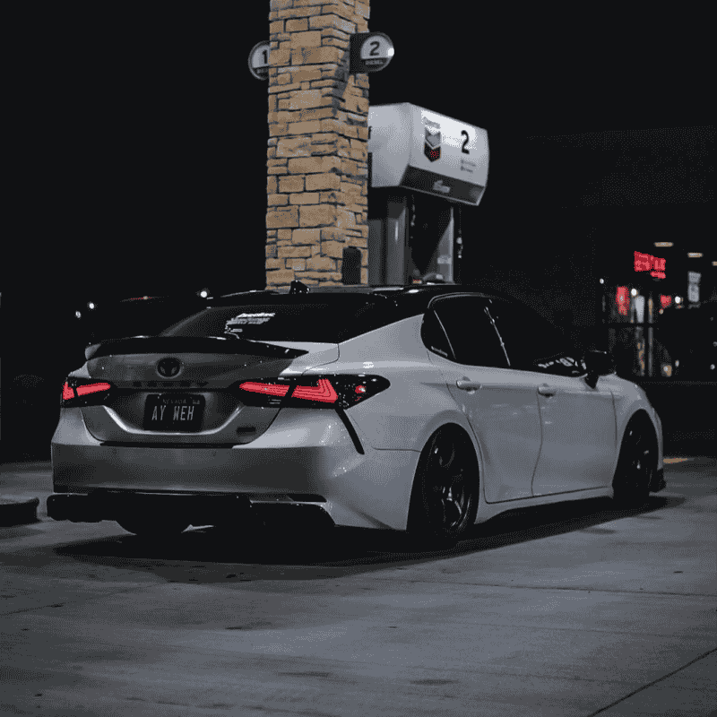 Full LED RGB Taillights Assembly for 2018-24 Toyota Camry(Fish Bone Style)