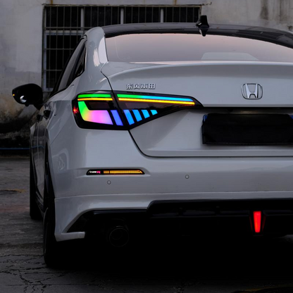 Full LED RGB Tail Lights Assembly for 2022-26 Honda Civic Sedan