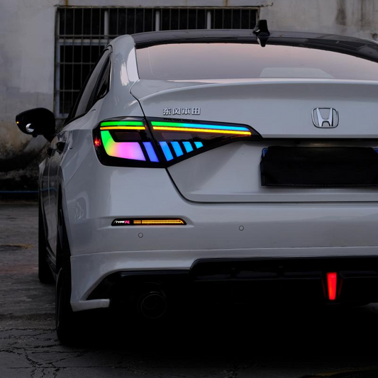 Full LED RGB Tail Lights Assembly for 2022-26 Honda Civic Sedan
