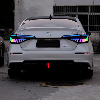 Full LED RGB Tail Lights Assembly for 2022-26 Honda Civic Sedan