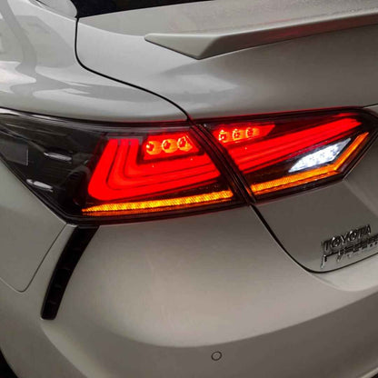 Full LED RGB Taillights Assembly for 2018-24 Toyota Camry(Lexus Style)