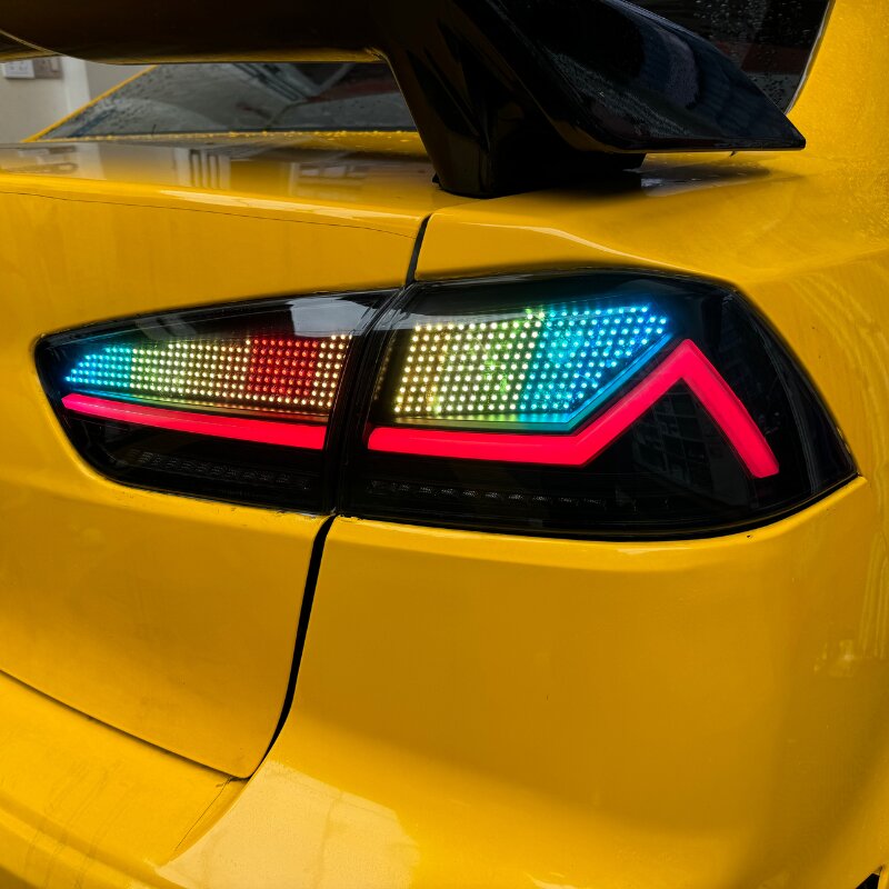 color blcok as one of digitals for Lancer/evo tail light