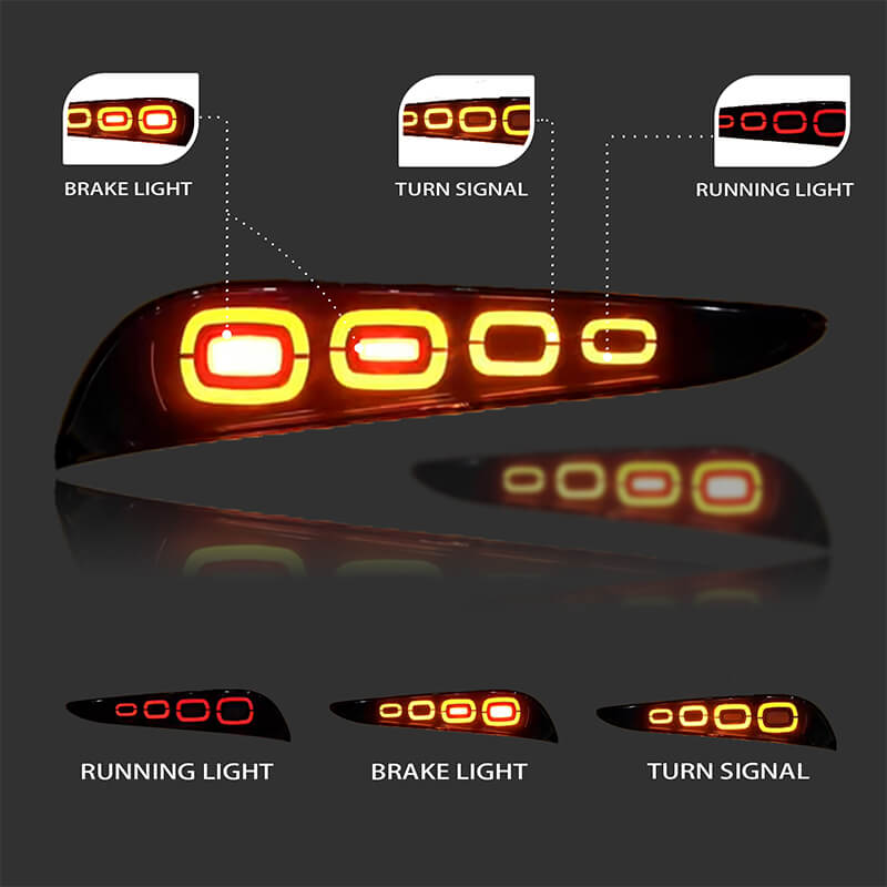 Full LED RGB Tail Lights Assembly for Toyota Supra 2020–26 A90/A91